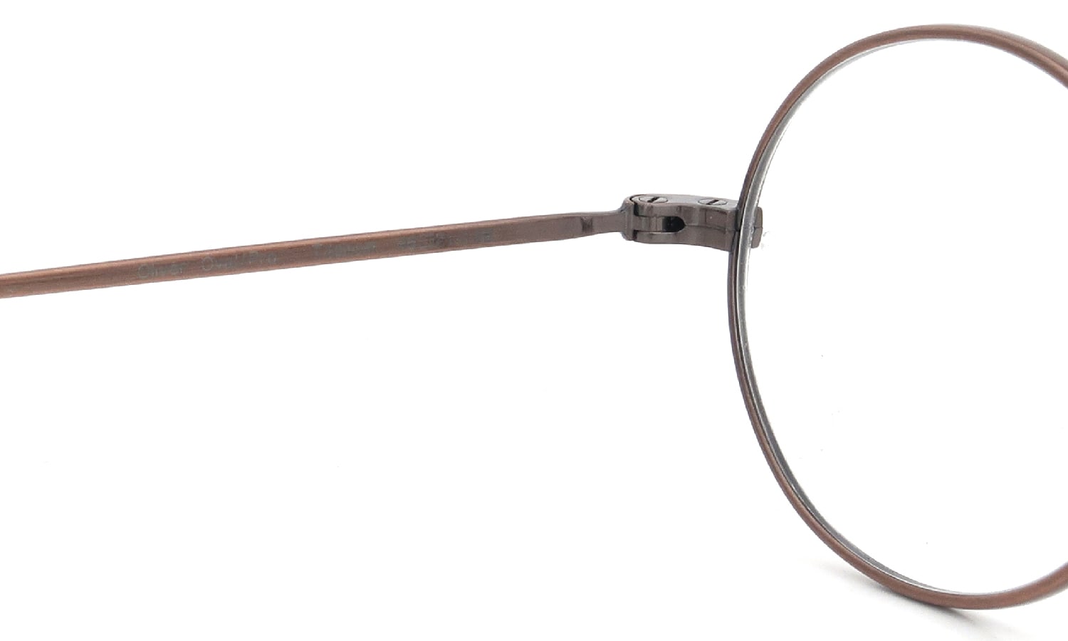 Oliver Goldsmith メガネ通販 Oliver Oval/Pro Titanium Antique Copper