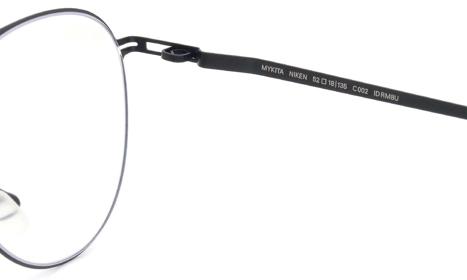 MYKITA メガネ通販 NIKEN COL.002 Black