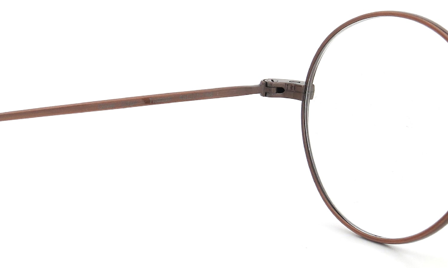 Oliver Goldsmith メガネ通販 Oliver Oban 46size AntiqueCopper