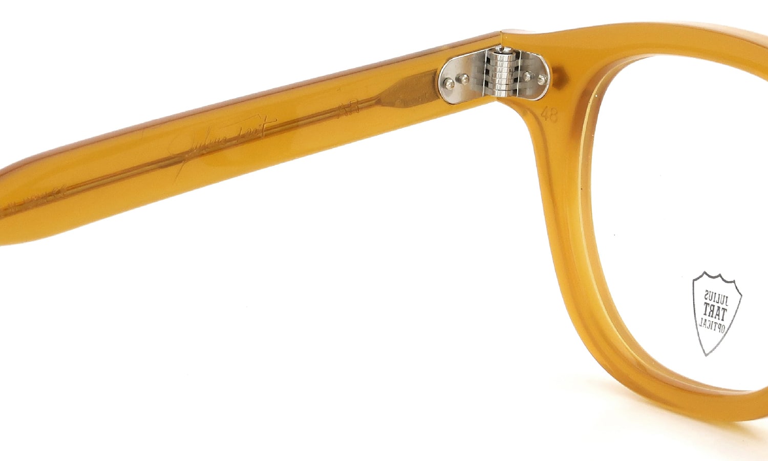 JULIUS TART OPTICAL メガネ通販 AR-48-24 PL-103S VINTAGE YELLOW