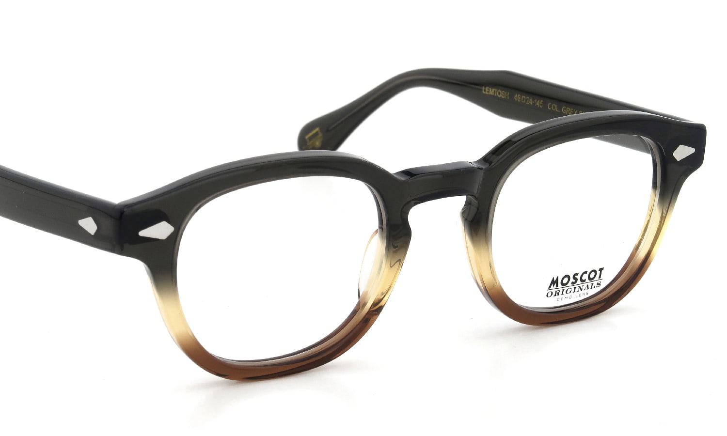 MOSCOT メガネ通販 LEMTOSH GREY-BROWN FADE 46size(M)