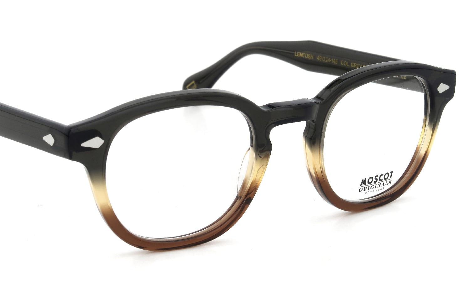 MOSCOT メガネ通販 LEMTOSH GREY-BROWN FADE 49size(L)