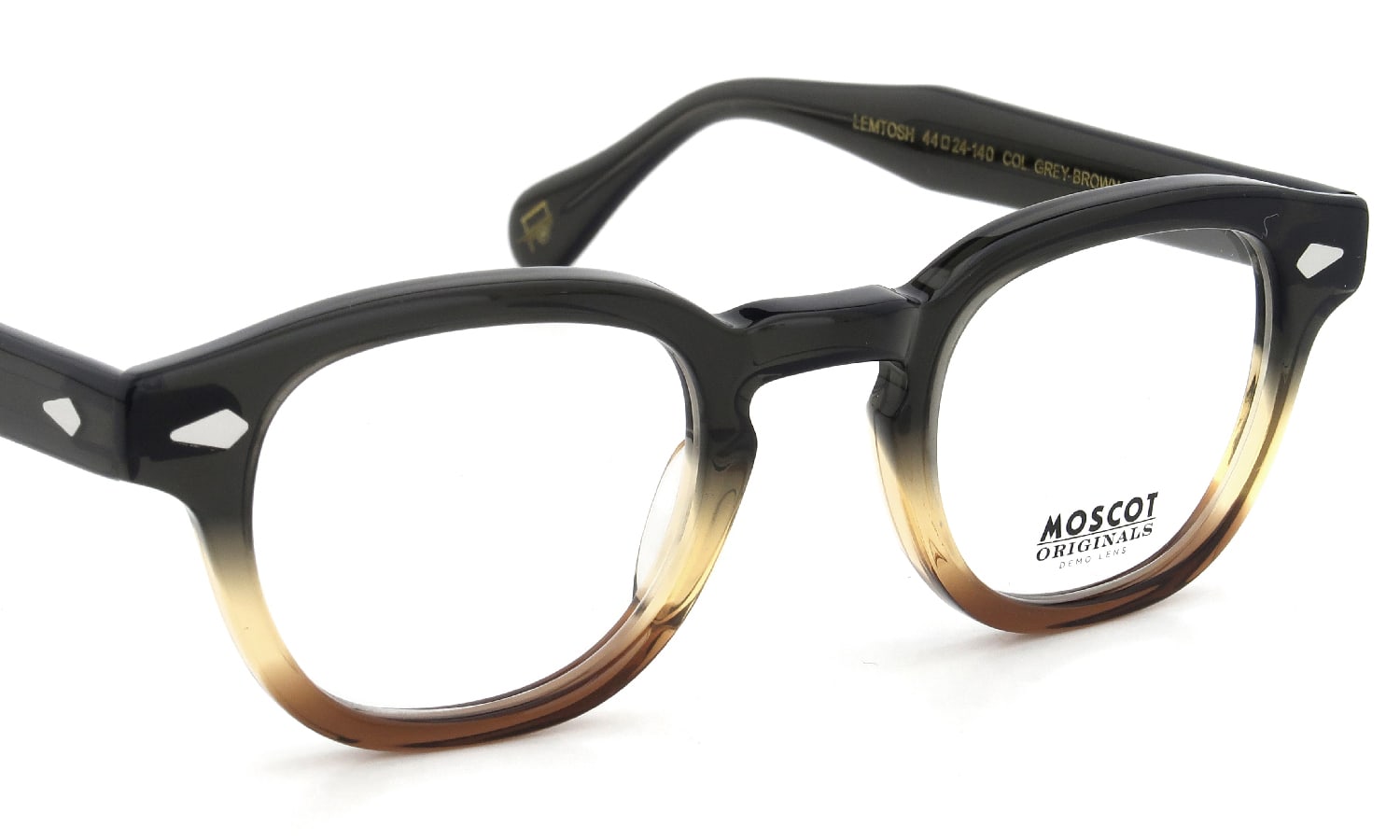 MOSCOT メガネ通販 LEMTOSH GREY-BROWN FADE 44size