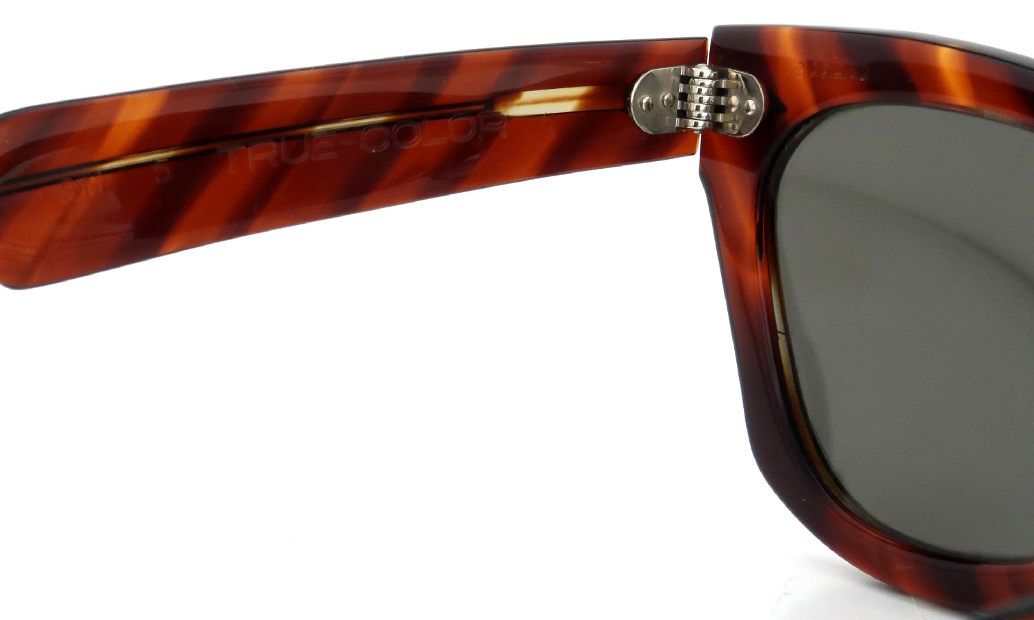 American Optical vintage サングラス通販 推定1950年代〜1960年代 Square TRUE-COLOR 55-22 Demi-Amber