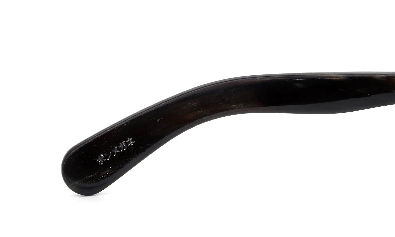 I.ENOMOTO 限定生産メガネ通販 IE016C Buffalo horn BKWH