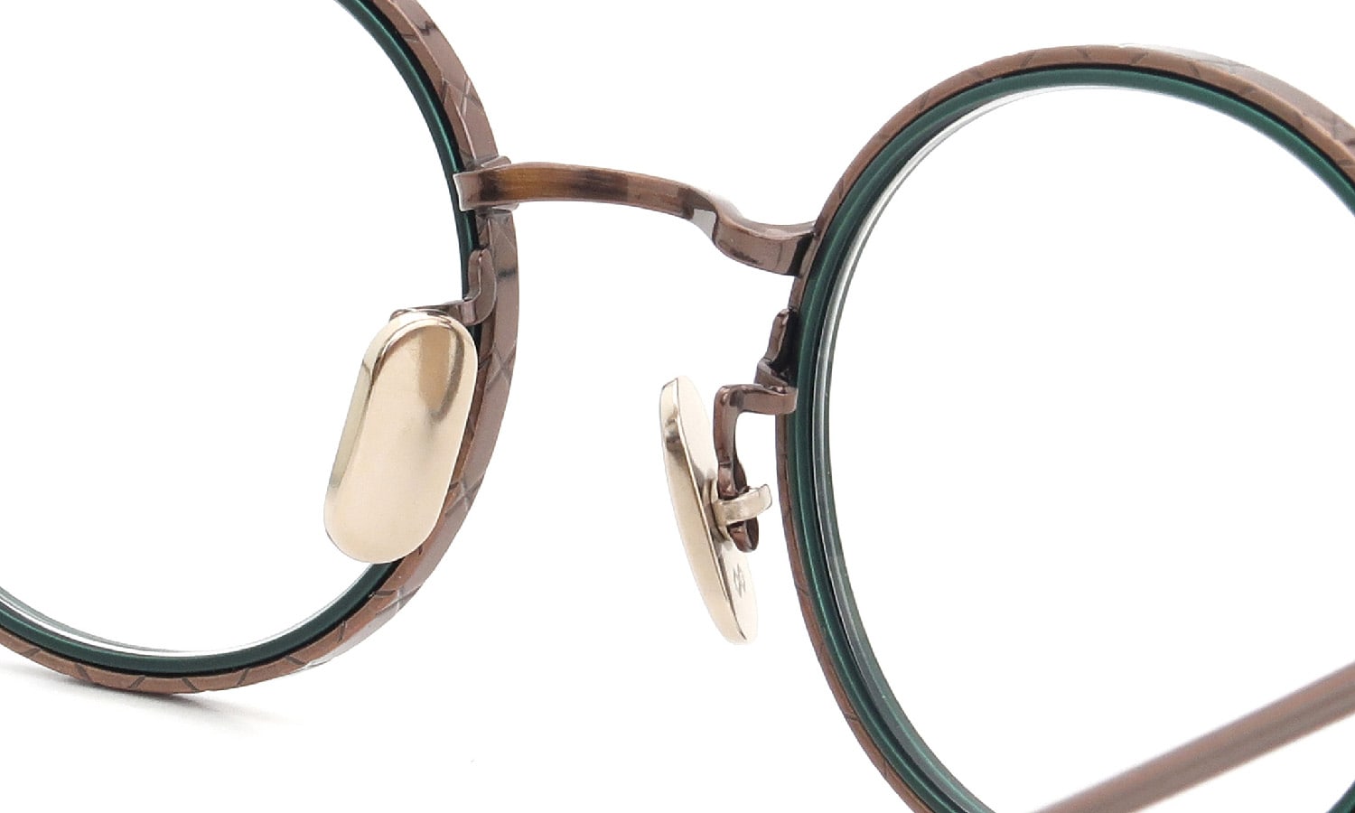 OG×OLIVERGOLDSMITH for ポンメガネ 限定生産メガネ通販 KNITTER 44-3 C GREEN