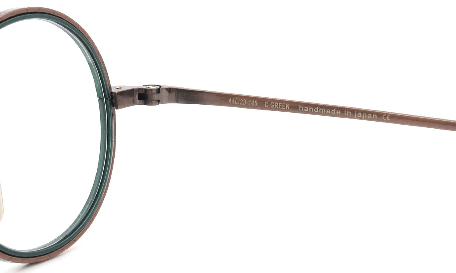 OG×OLIVERGOLDSMITH for ポンメガネ 限定生産メガネ通販 KNITTER 44-3 C GREEN