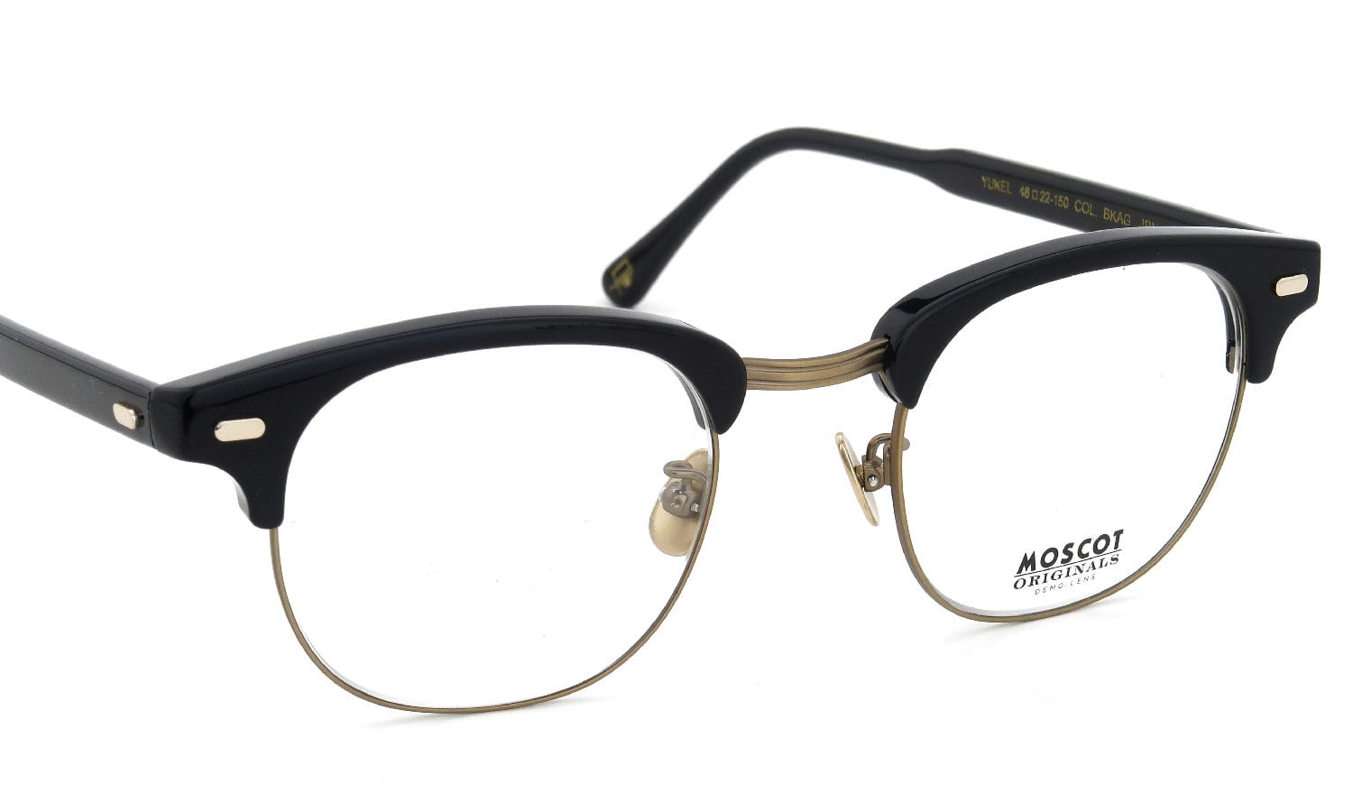 MOSCOT 限定生産メガネ通販 YUKEL 48size JPN LTD-XIII BKAG