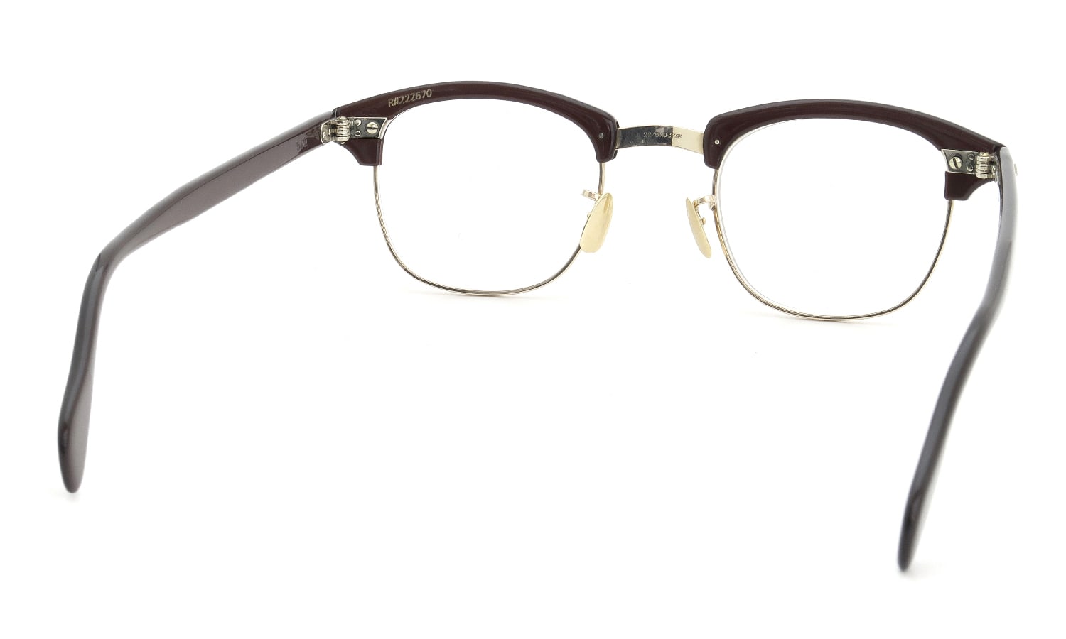 American Optical メガネ通販 1950s〜1960s SIRMONT BR-YG 44-24 #222670