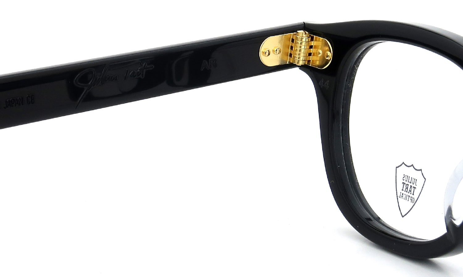 JULIUS TART OPTICAL AR Gold Series メガネ通販 AR-44-24 PL-101A BLACK