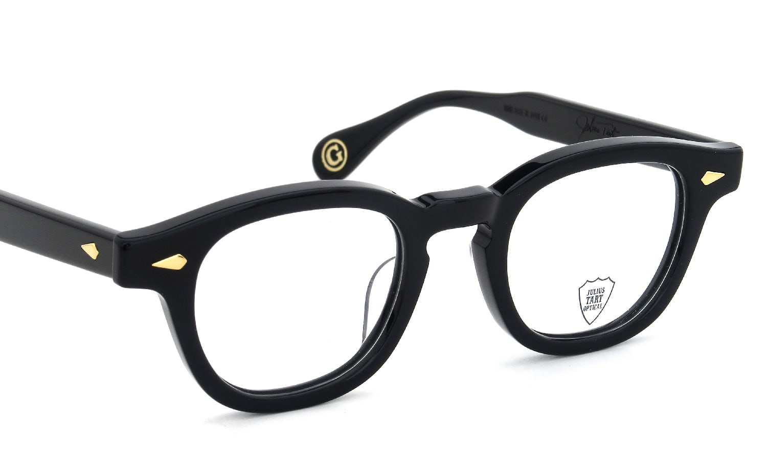 JULIUS TART OPTICAL AR Gold Series メガネ通販 AR-44-22 PL-001A BLACK