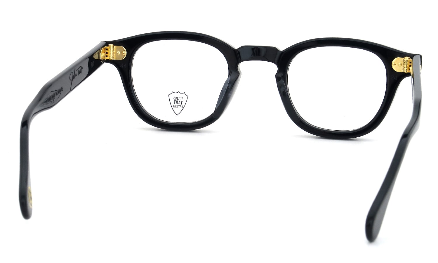 JULIUS TART OPTICAL AR Gold Series メガネ通販 AR-44-24 PL-101A BLACK