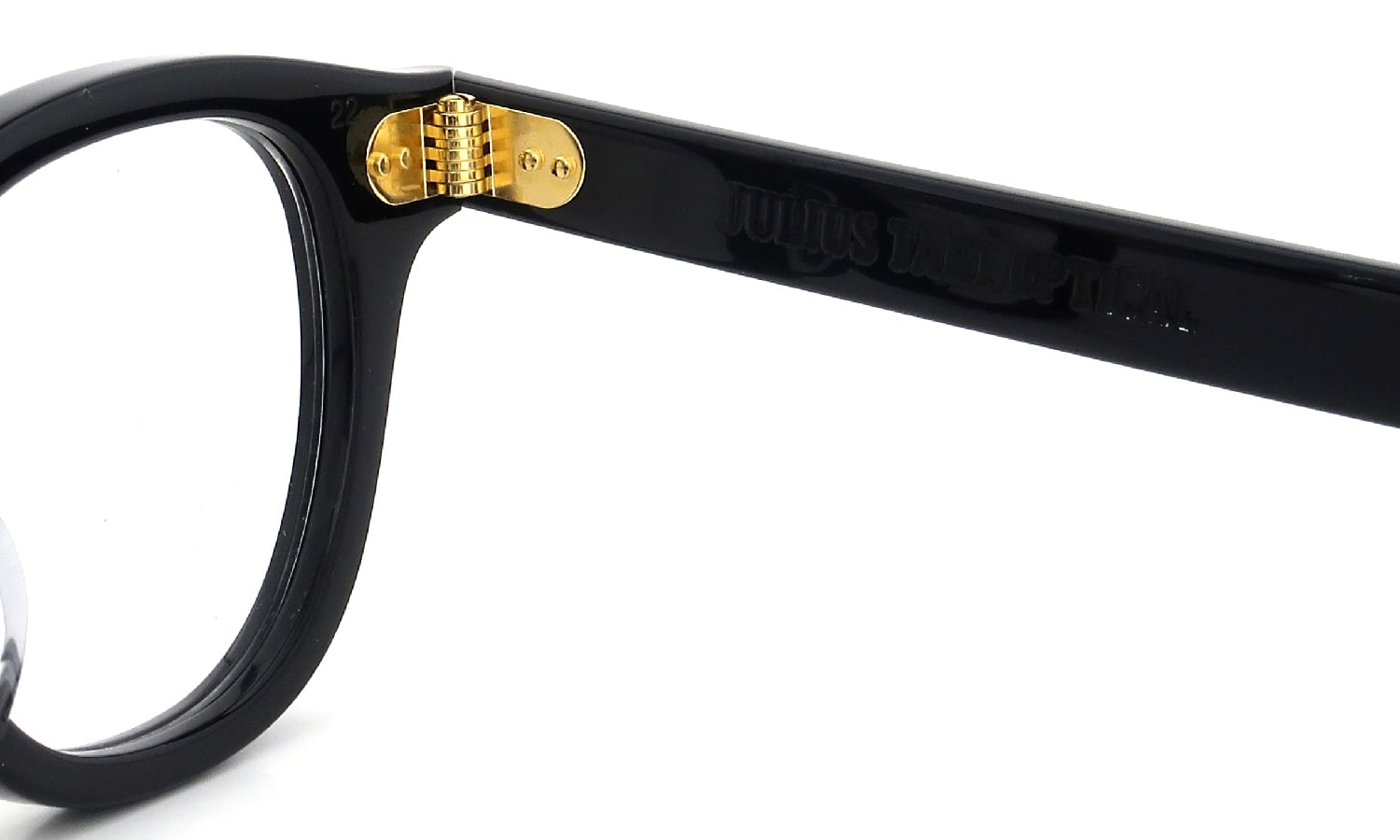 JULIUS TART OPTICAL AR Gold Series メガネ通販 AR-46-22 PL-002Ab BLACK