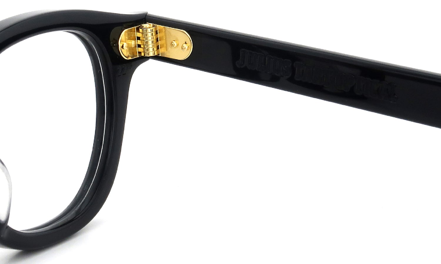 JULIUS TART OPTICAL AR Gold Series メガネ通販 AR-44-22 PL-001A BLACK