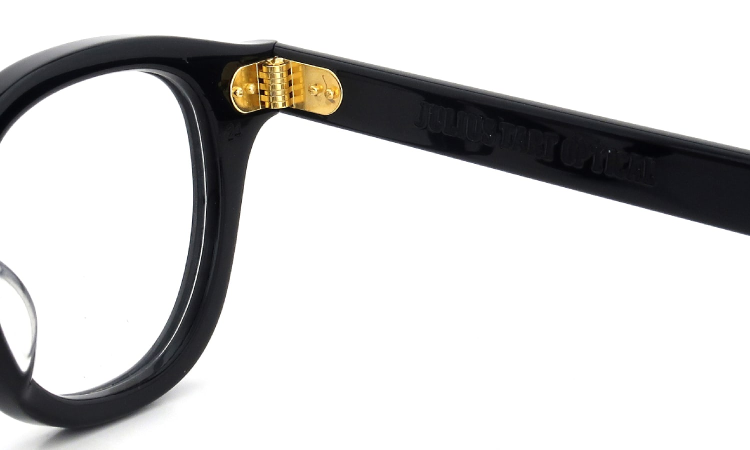 JULIUS TART OPTICAL AR Gold Series メガネ通販 AR-46-24 PL-102A BLACK