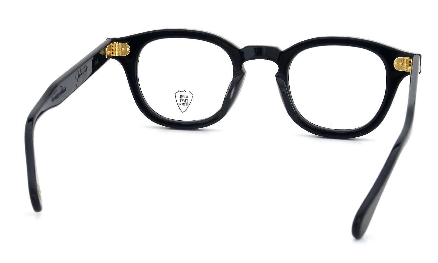 JULIUS TART OPTICAL AR Gold Series メガネ通販 AR-46-24 PL-102A BLACK