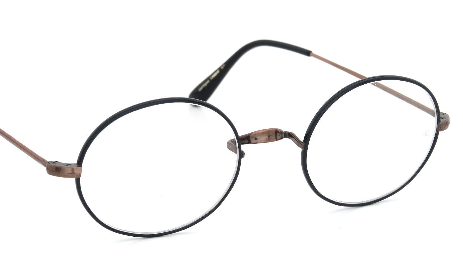 Oliver Goldsmith メガネ通販 Oliver Oval/Pro  48size Antique Copper BK