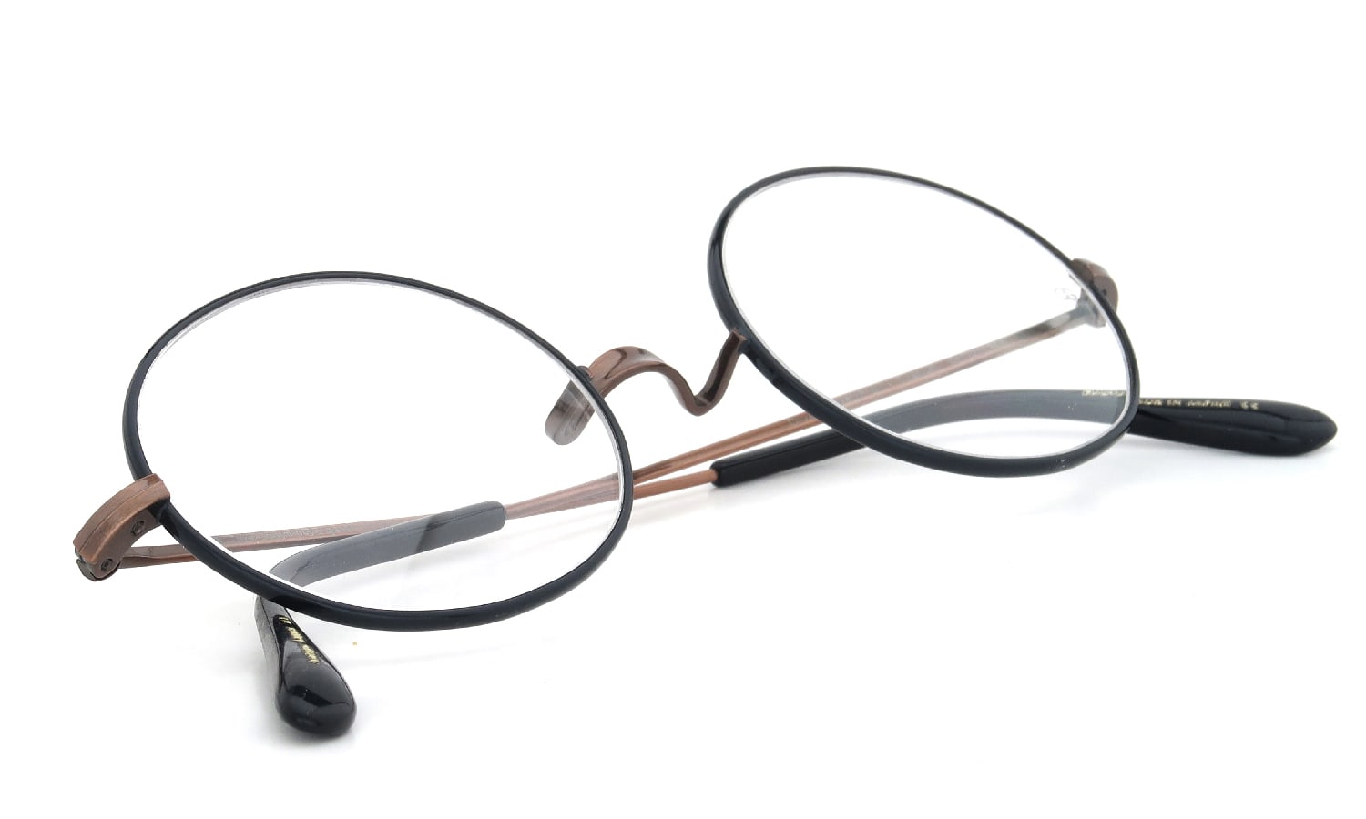 Oliver Goldsmith メガネ通販 Oliver Oval/Pro  48size Antique Copper BK