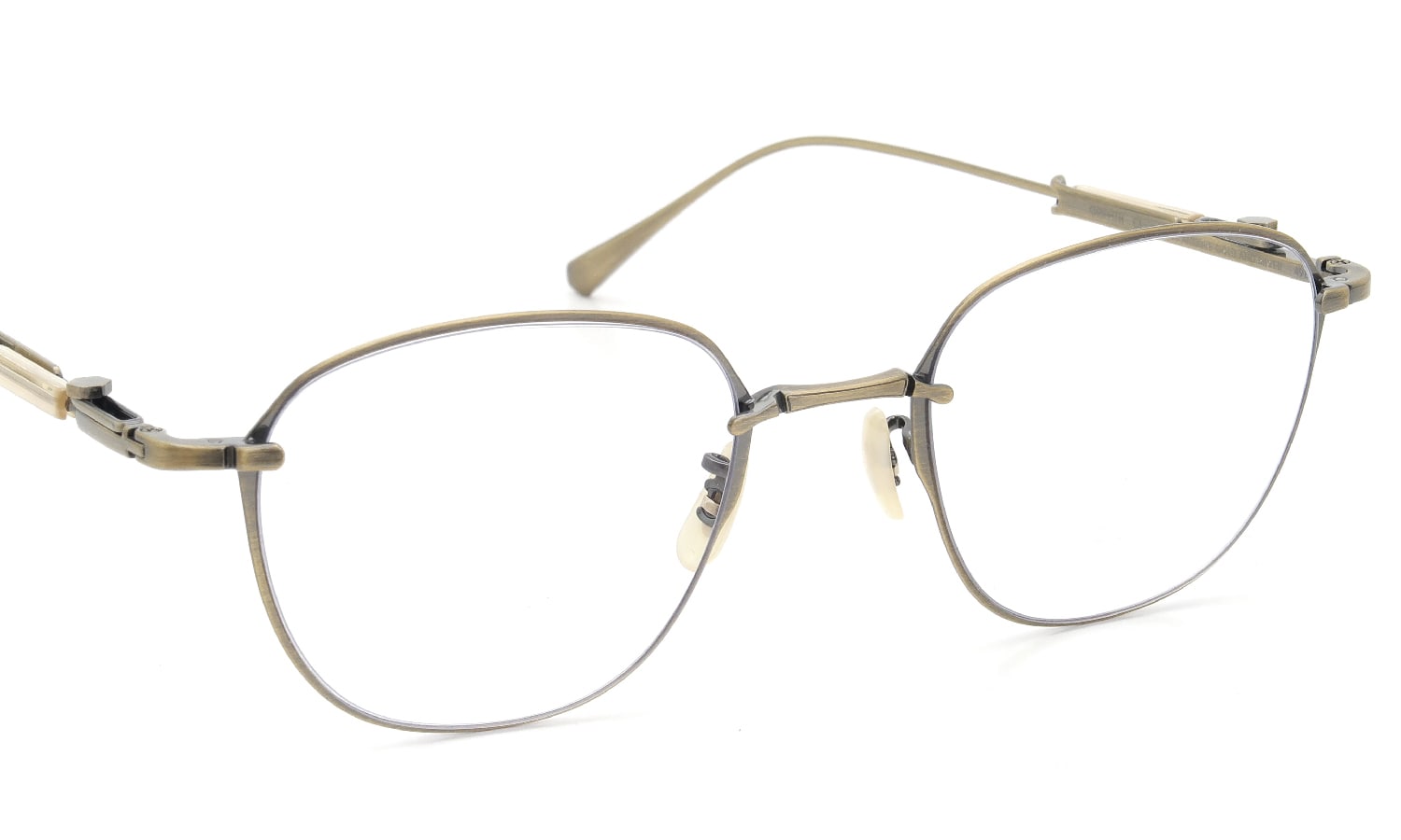 Mr.Leight メガネ通販 GRIFFITH ANTIQUE GOLD AND SILVER 49size