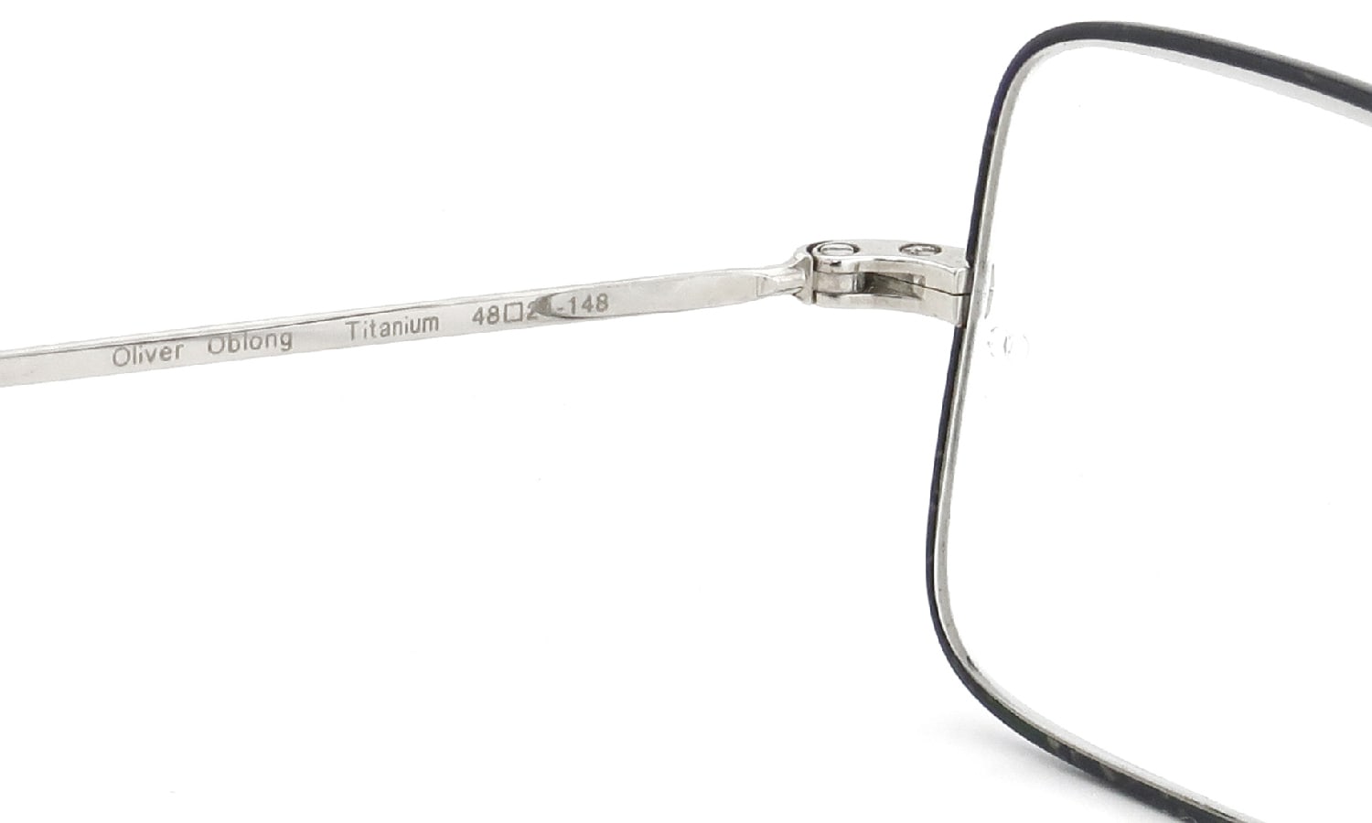 Oliver Goldsmith メガネ通販 Oliver Oblong 48size Silver MS