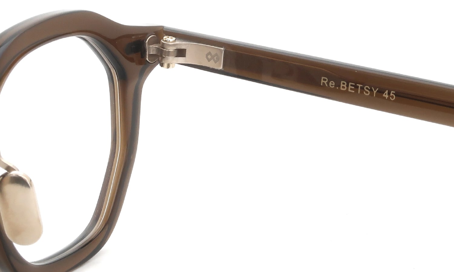 OG×OLIVERGOLDSMITH メガネ通販 Re.BETSY Col.C-BROWN