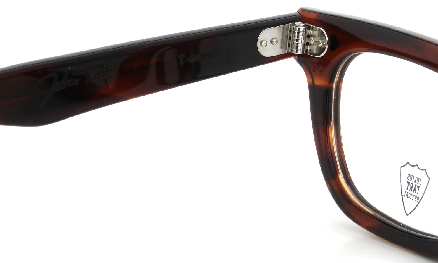 JULIUS TART OPTICAL メガネ通販 T-man PL-029M DEMI AMBER