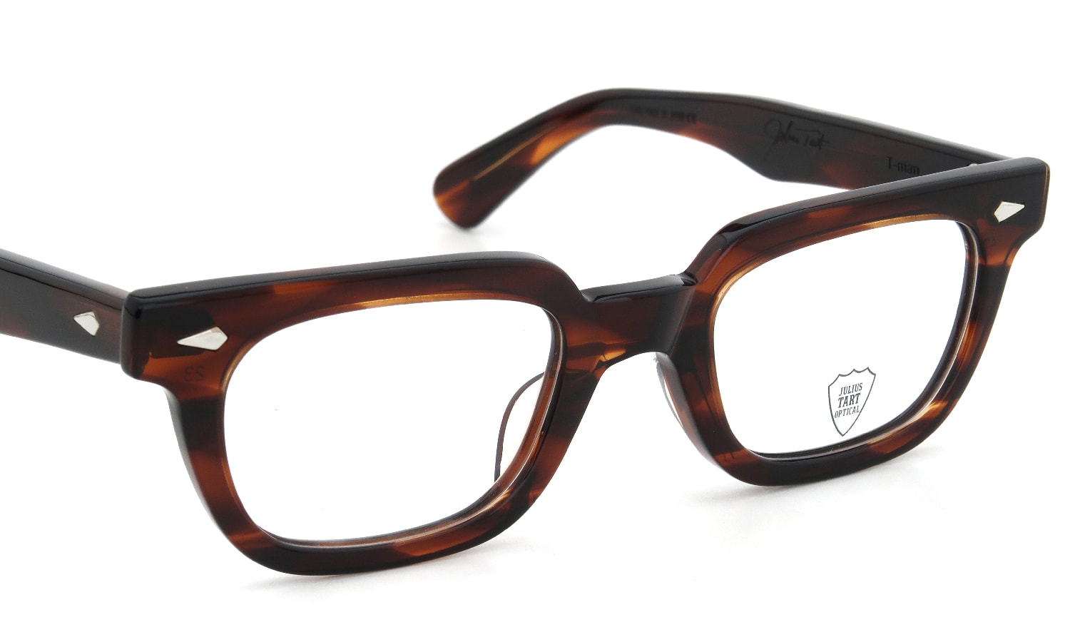 JULIUS TART OPTICAL メガネ通販 T-man PL-029M DEMI AMBER