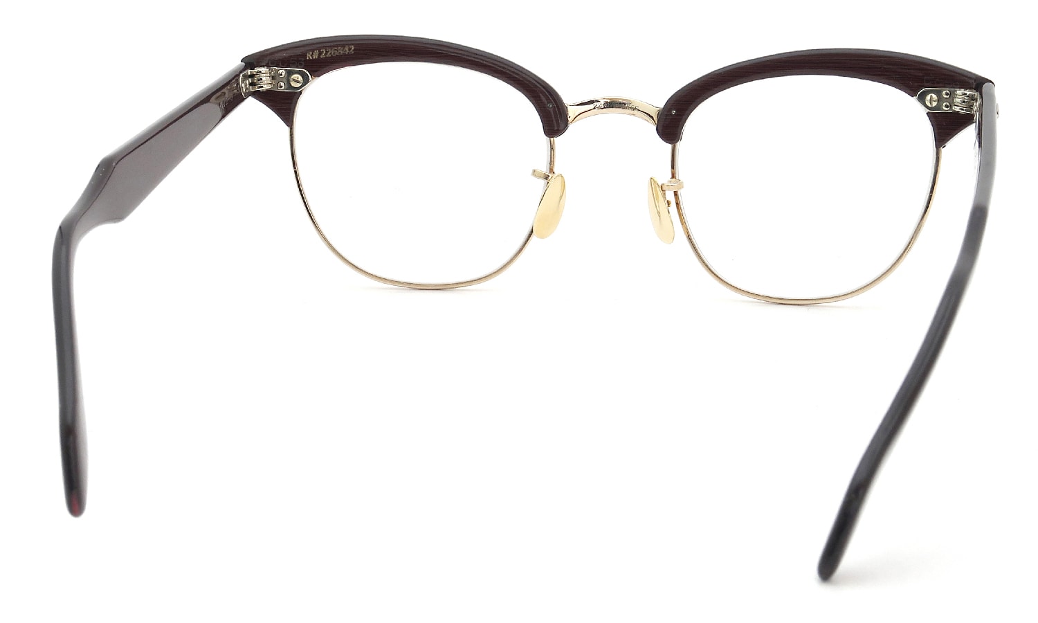 American Optical メガネ通販 推定1950年代〜1960年代 INFLUENTIAL A602 BST-YG 46-22 #226842