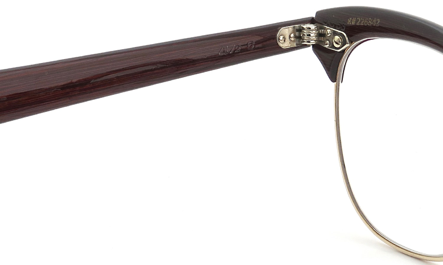 American Optical メガネ通販 推定1950年代〜1960年代 INFLUENTIAL A602 BST-YG 46-22 #226842