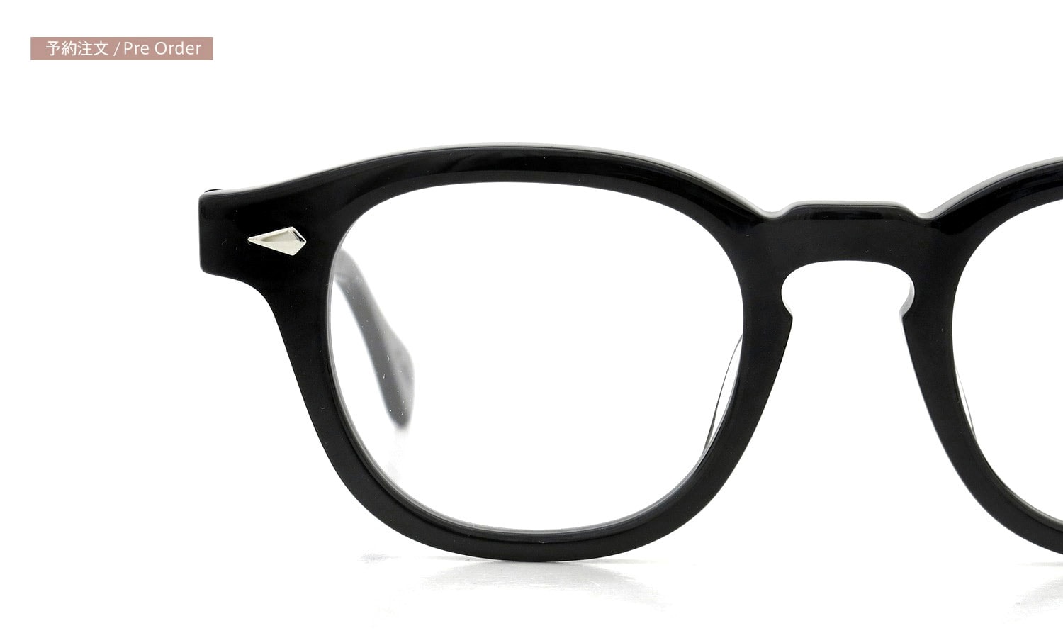 ご予約注文：JULIUS TART OPTICAL メガネ通販 AR-46-22 PL-002A BLACK