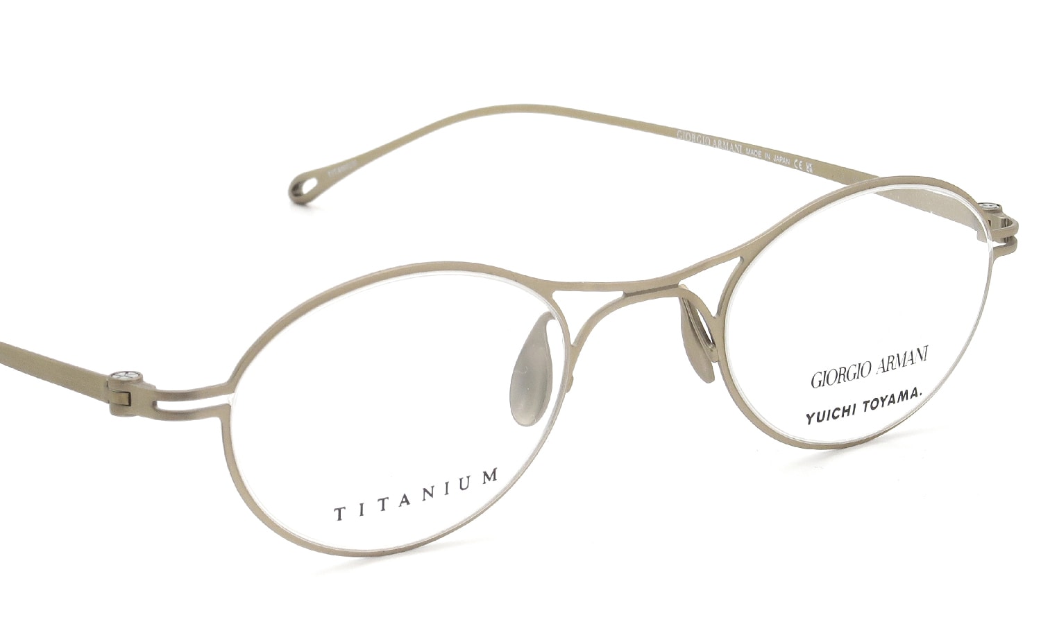 GIORGIO ARMANI YUICHI TOYAMA. メガネ通販 AR5135-T COL.3355