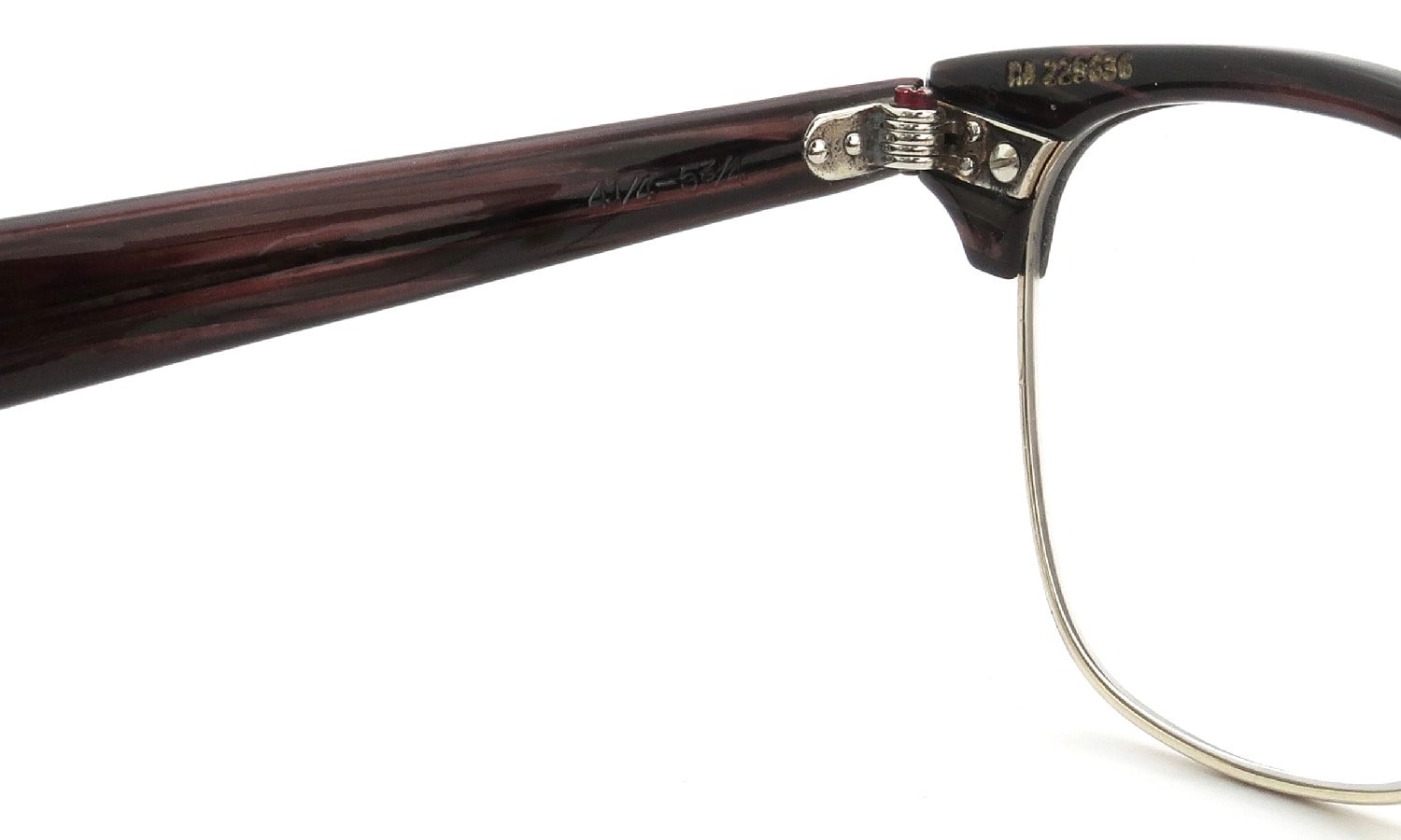 American Optical vintage メガネ通販 推定1950年代〜1960年代 SIRMONT RS-YG 1/10 12KGF 46-22 #229636