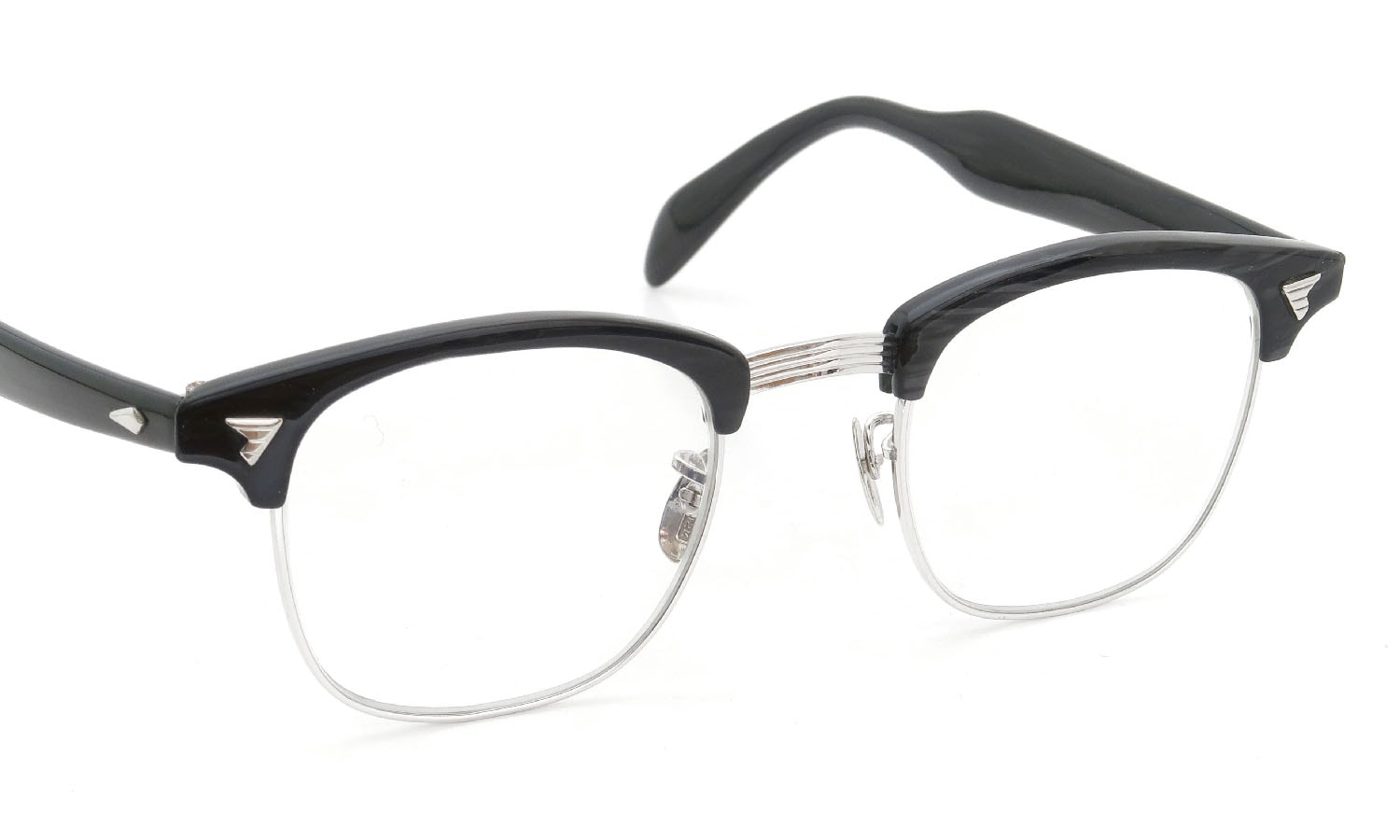 American Optical vintage メガネ通販 推定1950年代〜1960年代 SIRMONT BS-YG 1/10 12KGF 46-22 #230930