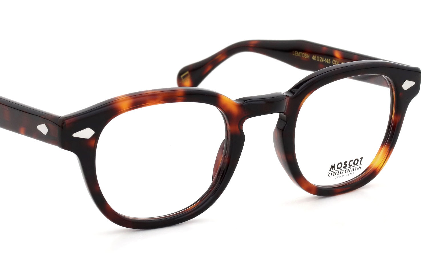 MOSCOT メガネ通販 LEMTOSH BURNT TORT 46size