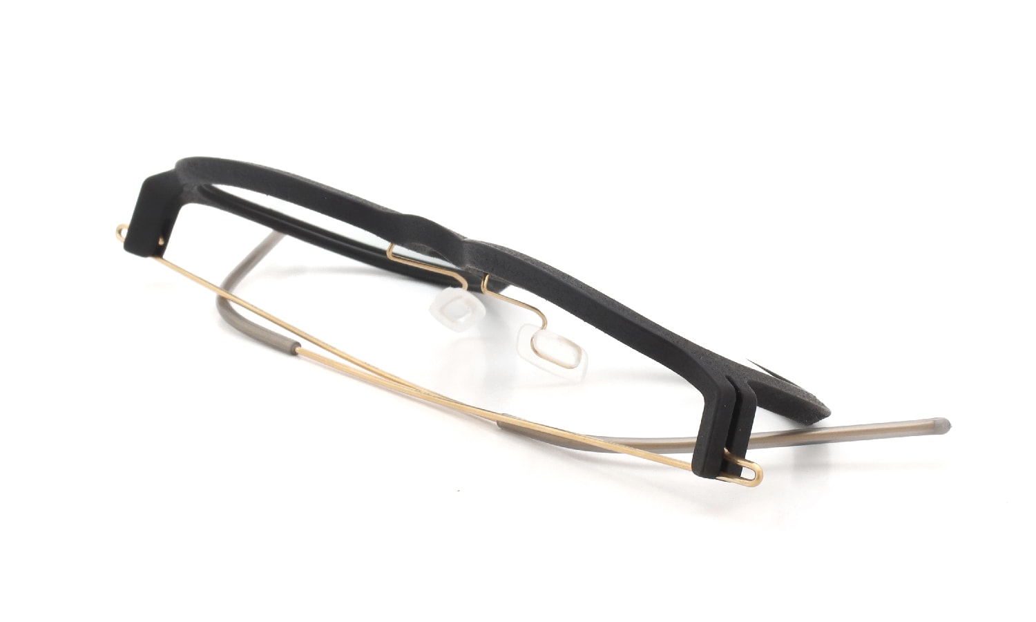 Annu メガネ通販 Clip-Float Panto 07 M BLK-Float/Gold 48size