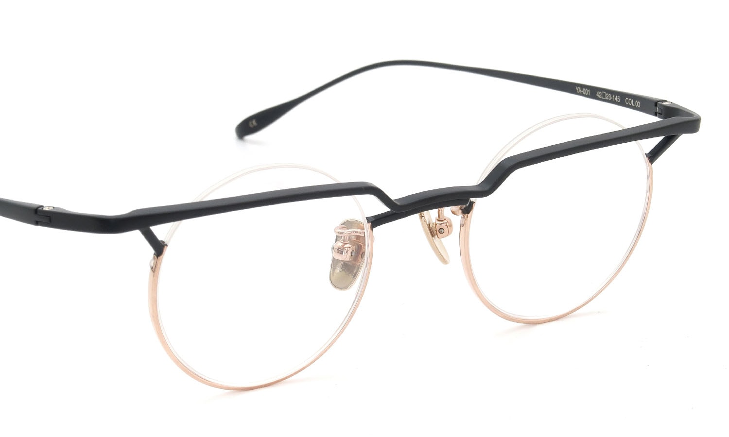 YOSHINORI AOYAMA ヨシノリアオヤマ メガネ通販 YA-001 col.03 black / copper