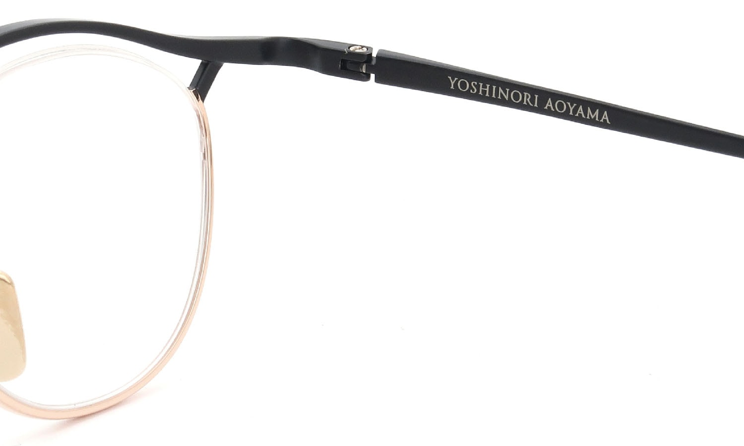 YOSHINORI AOYAMA ヨシノリアオヤマ メガネ通販 YA-001 col.03 black / copper