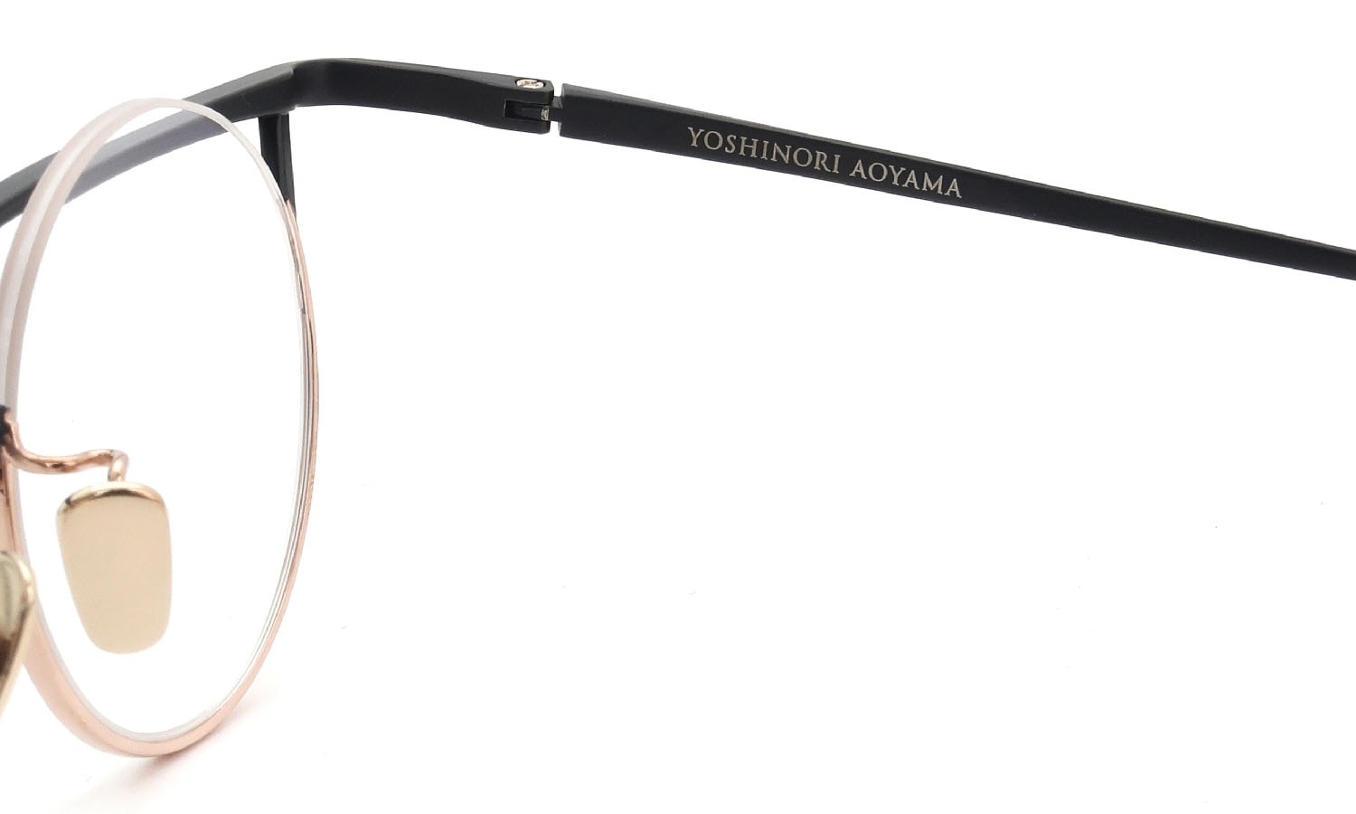 YOSHINORI AOYAMA ヨシノリアオヤマ メガネ通販 YA-001 col.03 black / copper