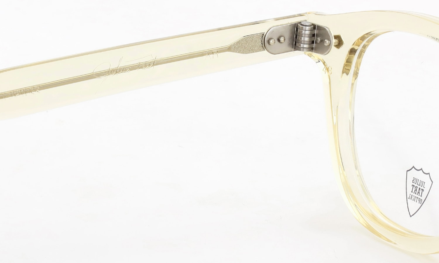 JULIUS TART OPTICAL メガネ AR-48-22 PL-003R CHAMPAGNE