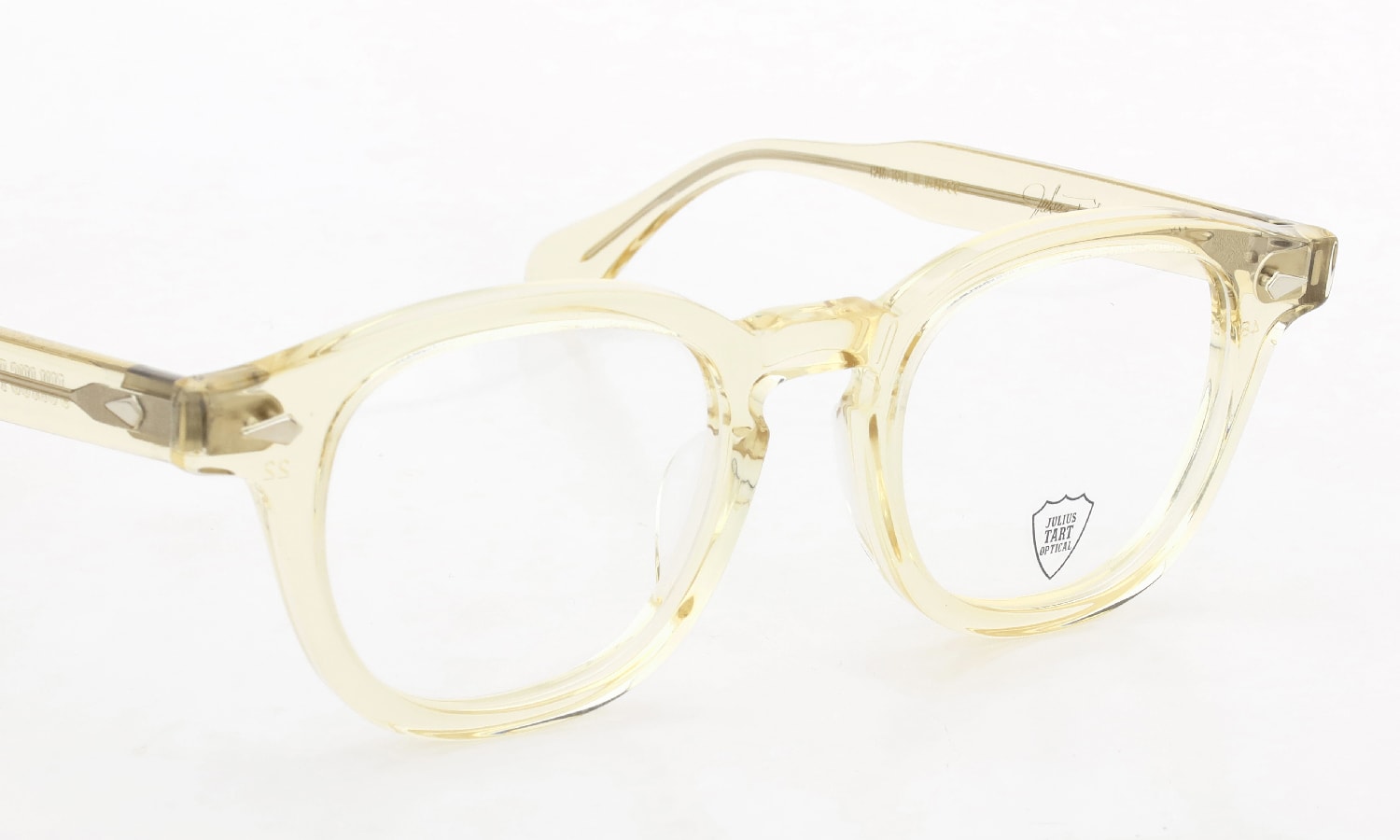 JULIUS TART OPTICAL メガネ AR-48-22 PL-003R CHAMPAGNE