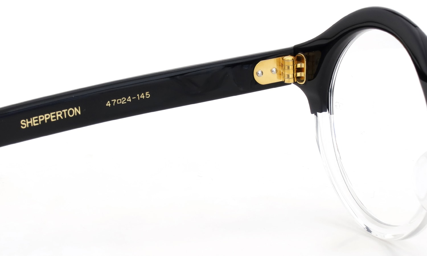 OLIVER GOLDSMITH メガネ SHEPPERTON Black Float