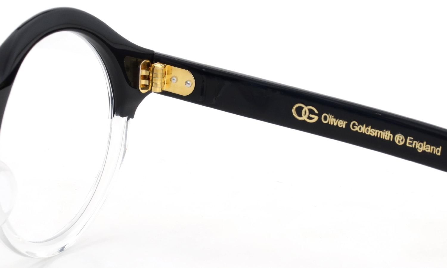 OLIVER GOLDSMITH メガネ SHEPPERTON Black Float