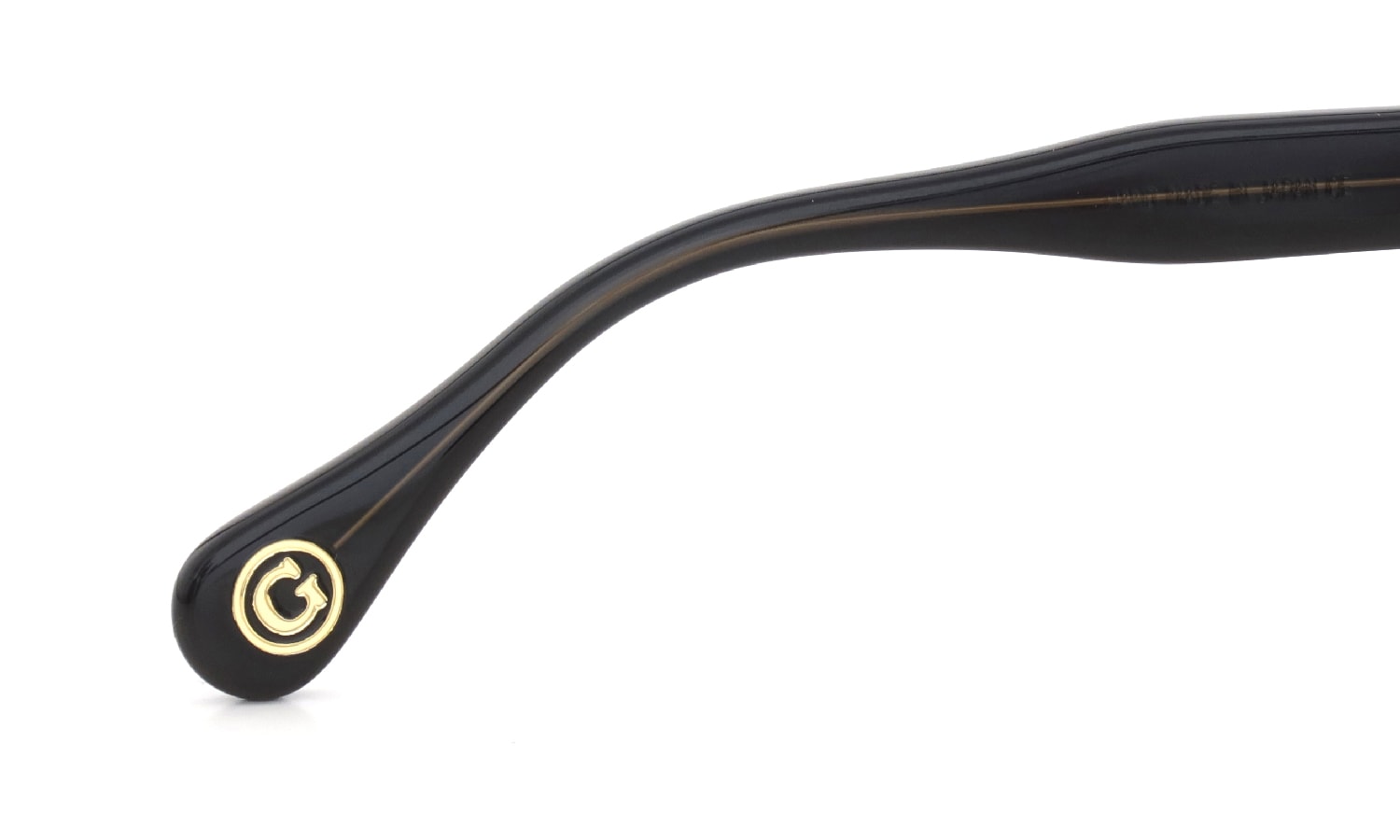 JULIUS TART OPTICAL メガネ通販 AR Gold Series AR-48-22 BLACK CRYSTAL/Gold PL-003Ab