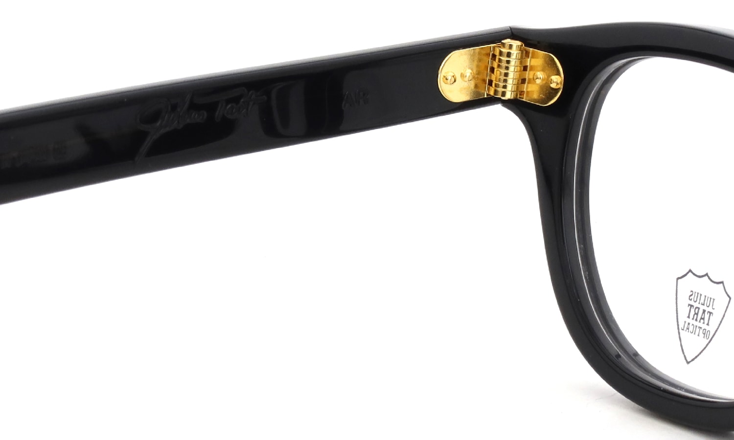 JULIUS TART OPTICAL AR Gold Series メガネ通販 AR-44-24 BLACK CRYSTAL PL-101Ab