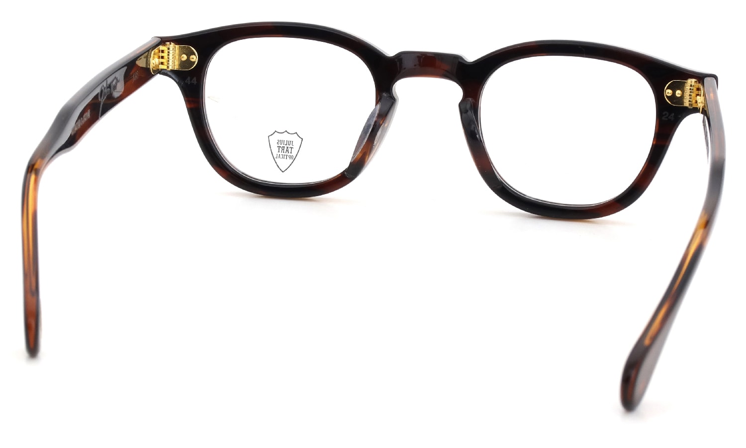 JULIUS TART OPTICAL AR Gold Series メガネ通販 AR-44-24 DEEP BROWN SASA/Gold PL-101Cb