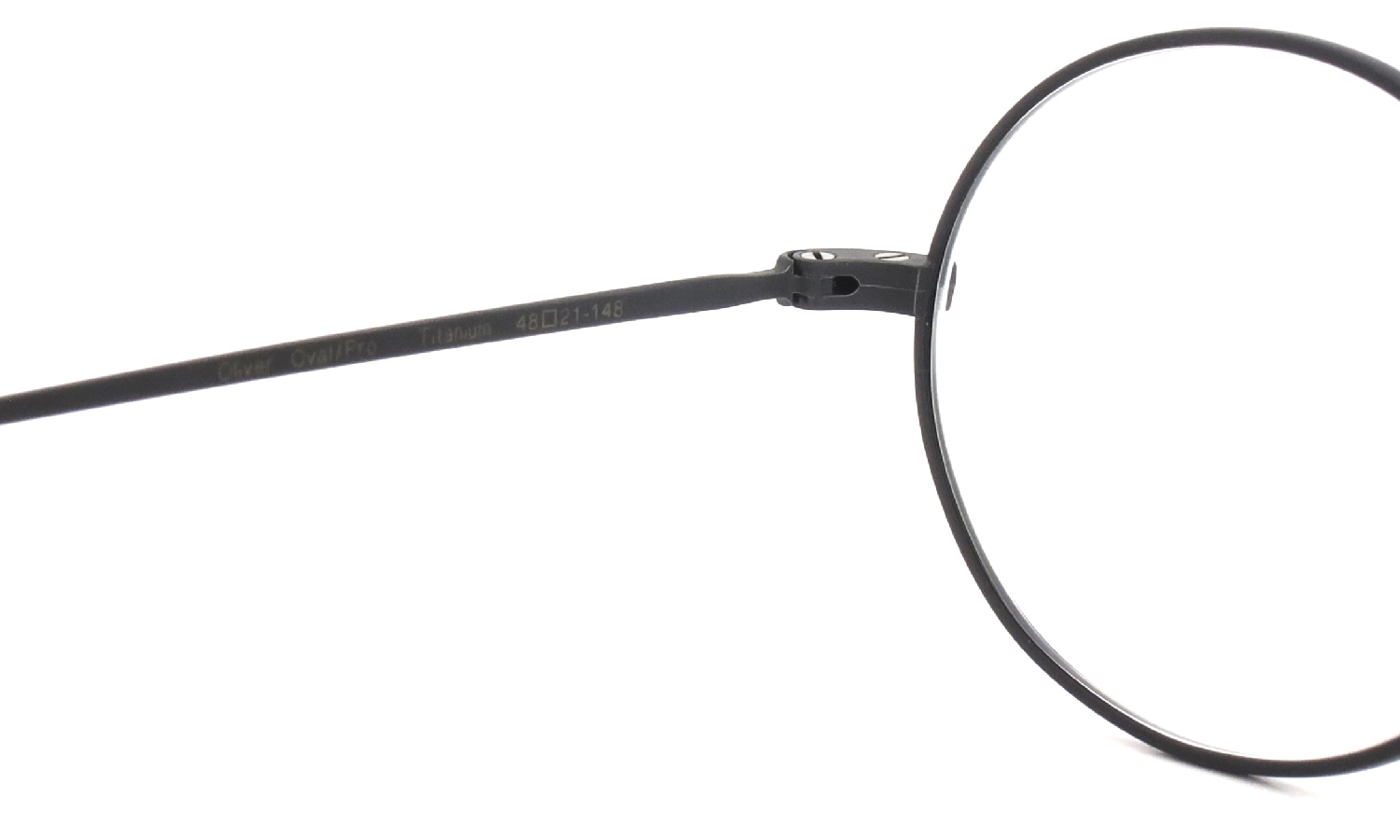 Oliver Goldsmith メガネ通販 Oliver Oval/Pro 48size M Nero BK