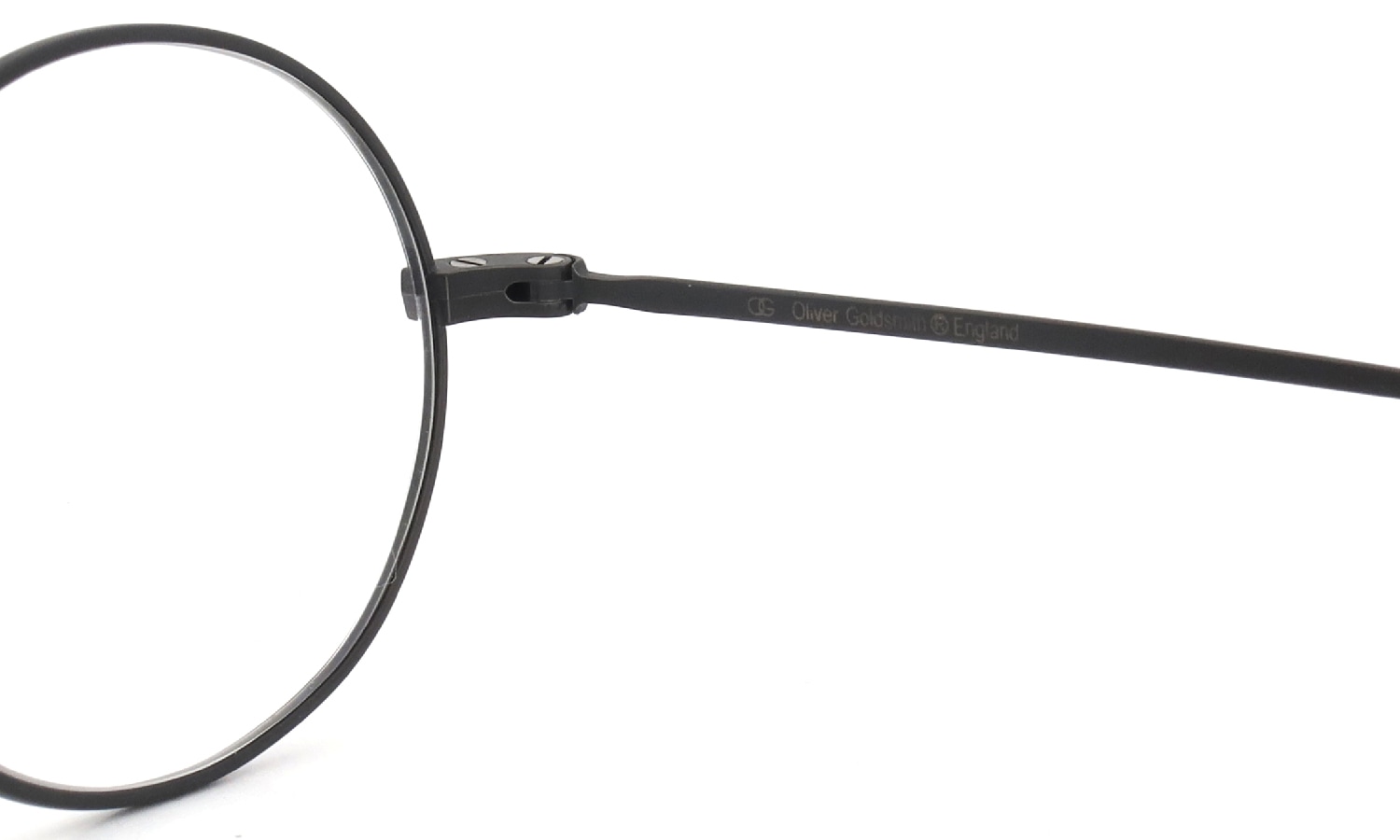 Oliver Goldsmith メガネ通販 Oliver Oval/Pro 48size M Nero BK