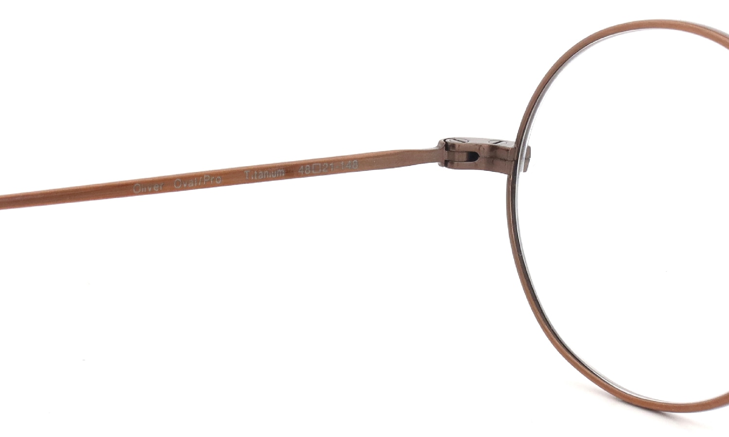 Oliver Goldsmith メガネ通販 Oliver Oval/Pro 48size Antique Copper
