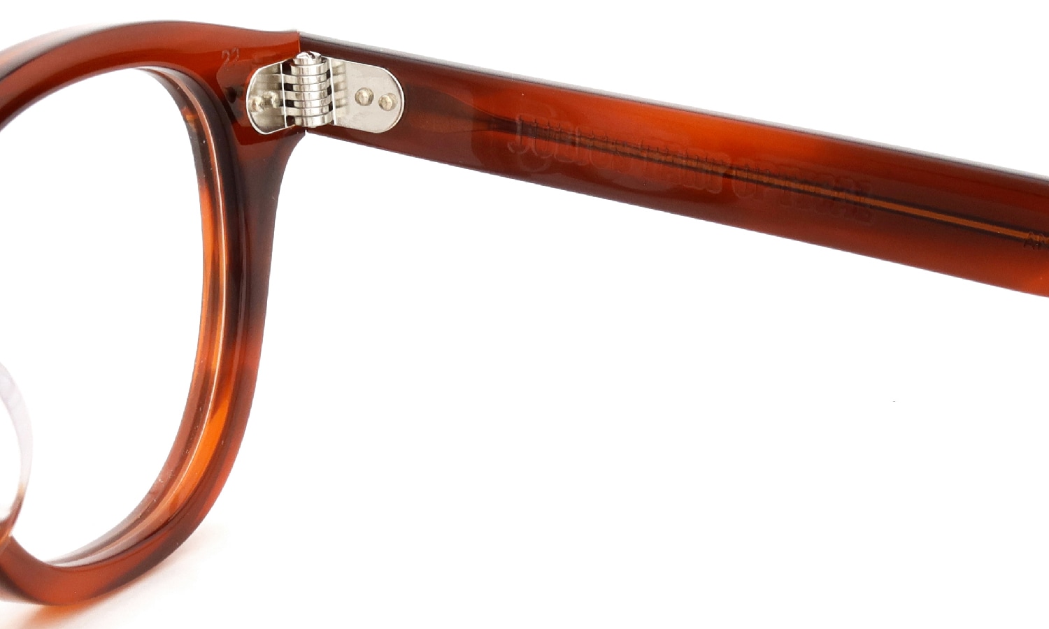 JULIUS TART OPTICAL メガネ通販 AR-48-22 PL-003G AMBER