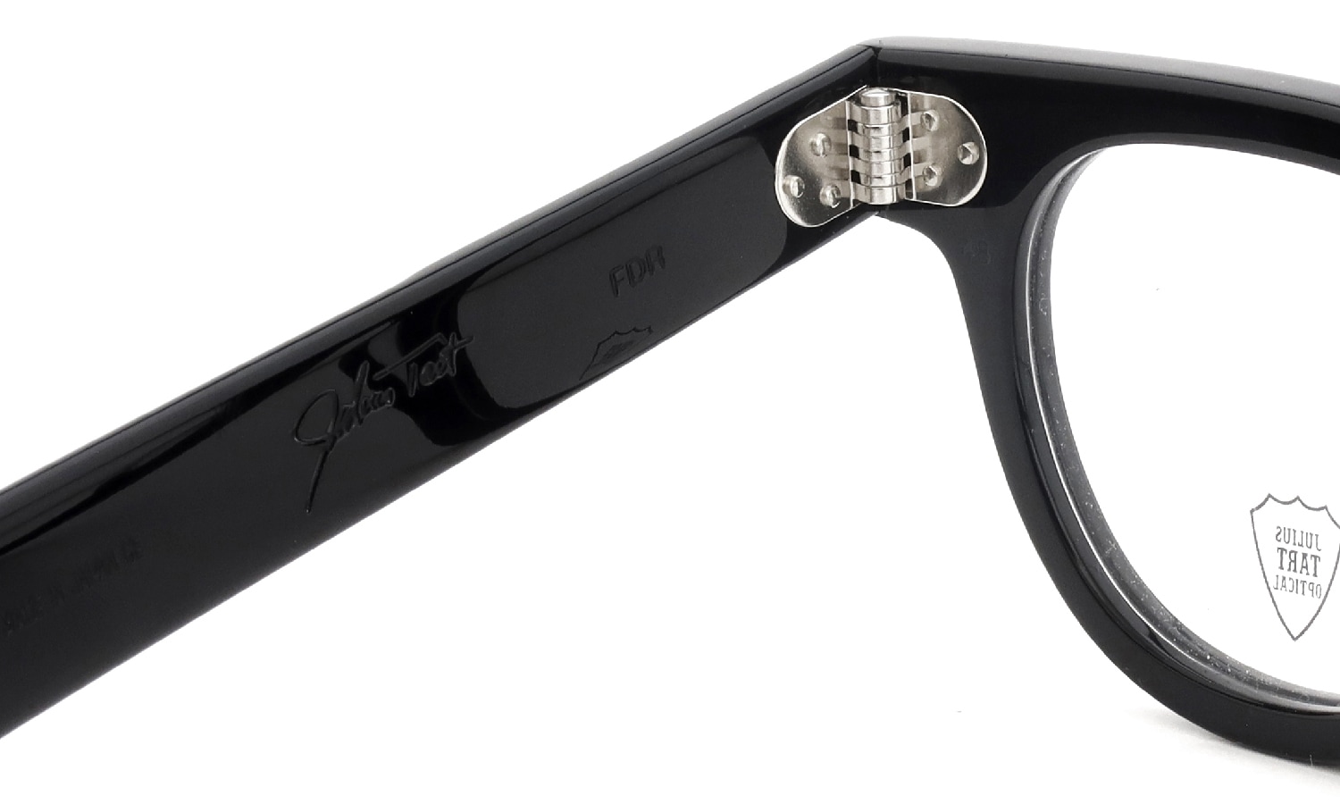 JULIUS TART OPTICAL メガネ通販 FDR-48-24 BLACK
